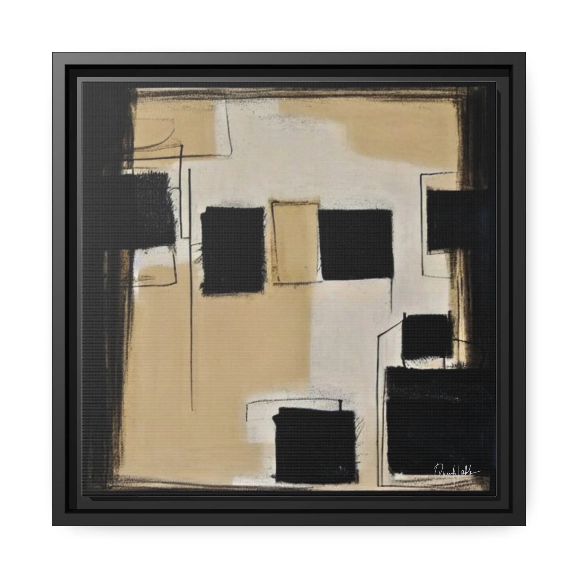 Transform Your Space with Minimalist Canvas Wall Art by QueenNoble - Framed Elegance for Every Room