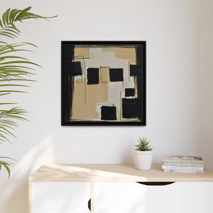 Transform Your Space with Minimalist Canvas Wall Art by QueenNoble - Framed Elegance for Every Room