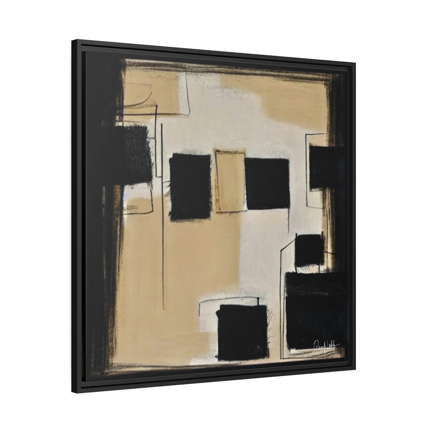 Transform Your Space with Minimalist Canvas Wall Art by QueenNoble - Framed Elegance for Every Room