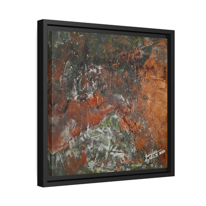 Transform Your Space with Eco-Friendly RUST Canvas Wall Art by QueenNoble - Framed Elegance for Every Room