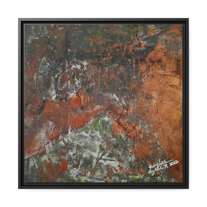 Transform Your Space with Eco-Friendly RUST Canvas Wall Art by QueenNoble - Framed Elegance for Every Room