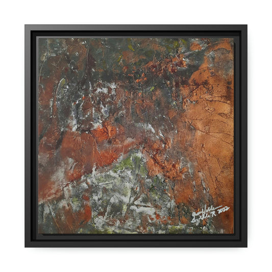 Transform Your Space with Eco-Friendly RUST Canvas Wall Art by QueenNoble - Framed Elegance for Every Room