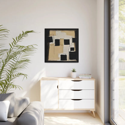 Transform Your Space with Minimalist Canvas Wall Art by QueenNoble - Framed Elegance for Every Room