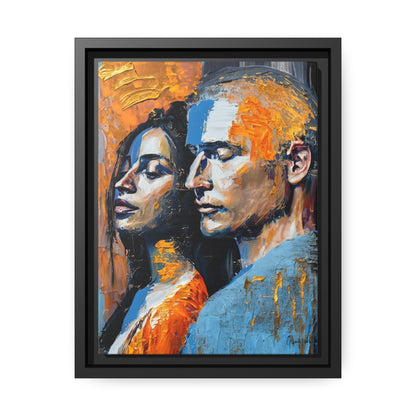 Elevate Your Space with THE COUPLE 2 Canvas Wall Art by QueenNoble