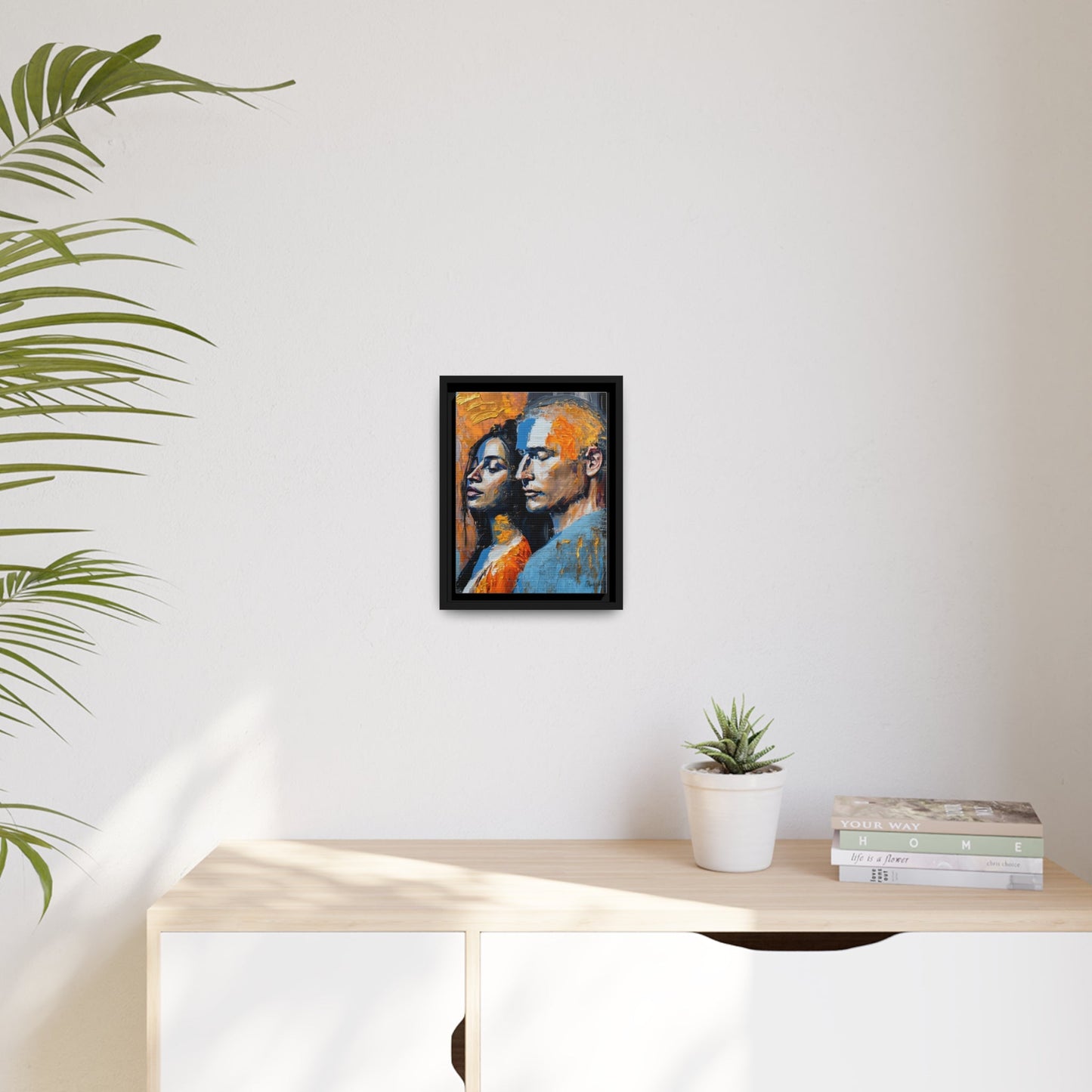 Elevate Your Space with THE COUPLE 2 Canvas Wall Art by QueenNoble