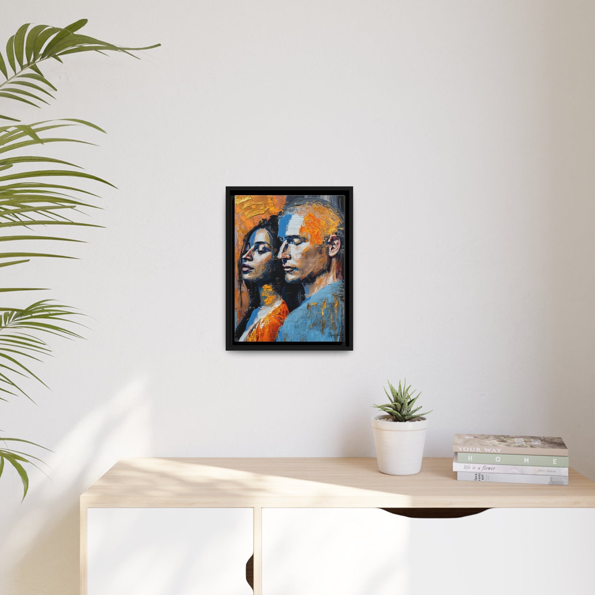Elevate Your Space with THE COUPLE 2 Canvas Wall Art by QueenNoble