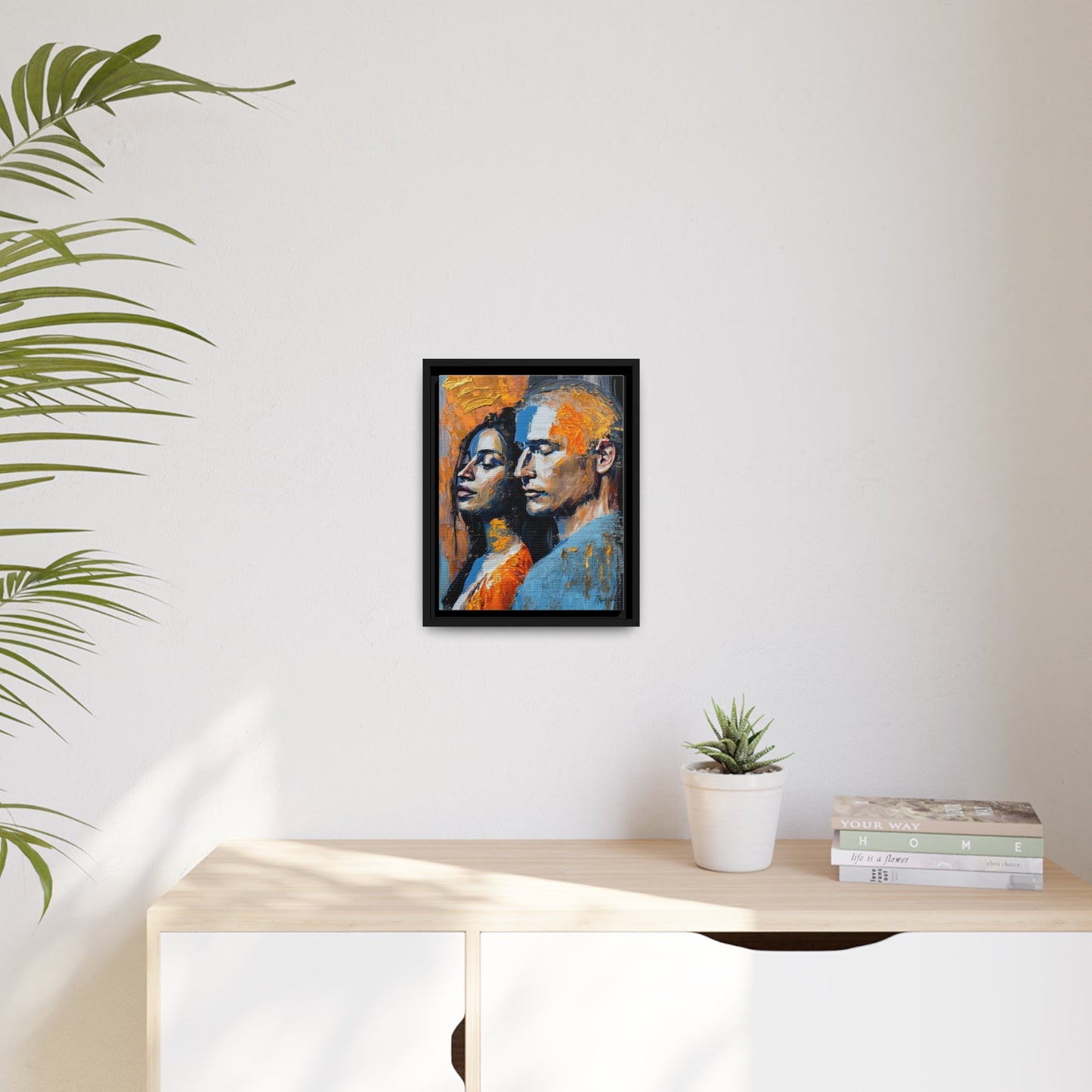 Elevate Your Space with THE COUPLE 2 Canvas Wall Art by QueenNoble