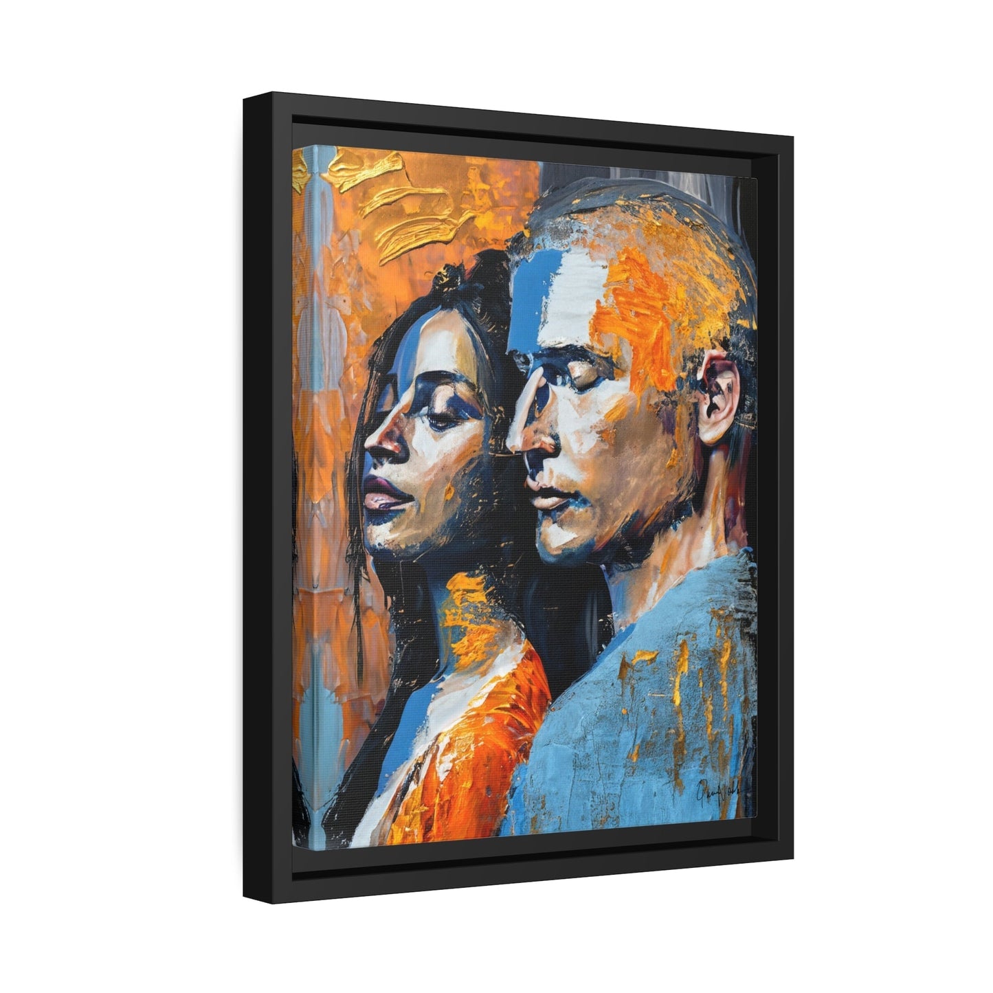 Elevate Your Space with THE COUPLE 2 Canvas Wall Art by QueenNoble