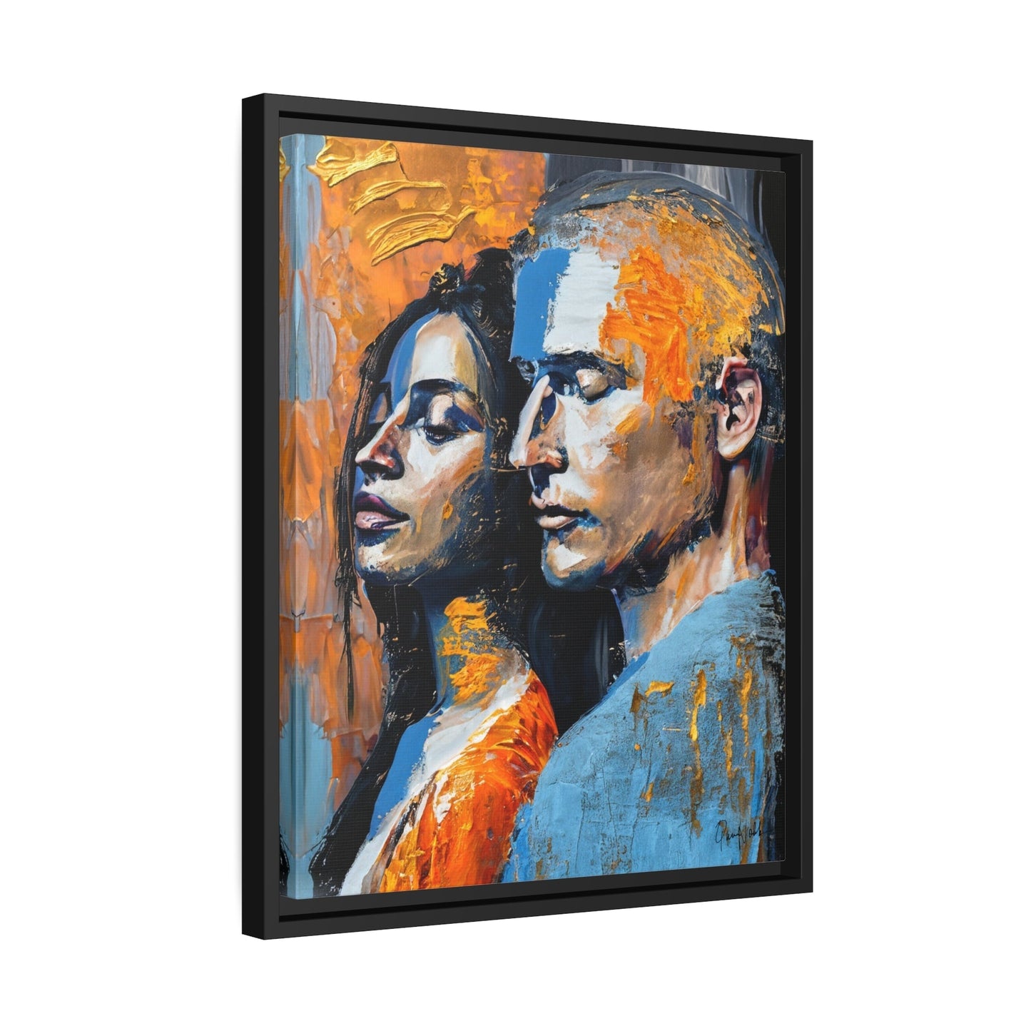 Elevate Your Space with THE COUPLE 2 Canvas Wall Art by QueenNoble