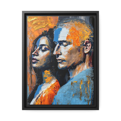 Elevate Your Space with THE COUPLE 2 Canvas Wall Art by QueenNoble