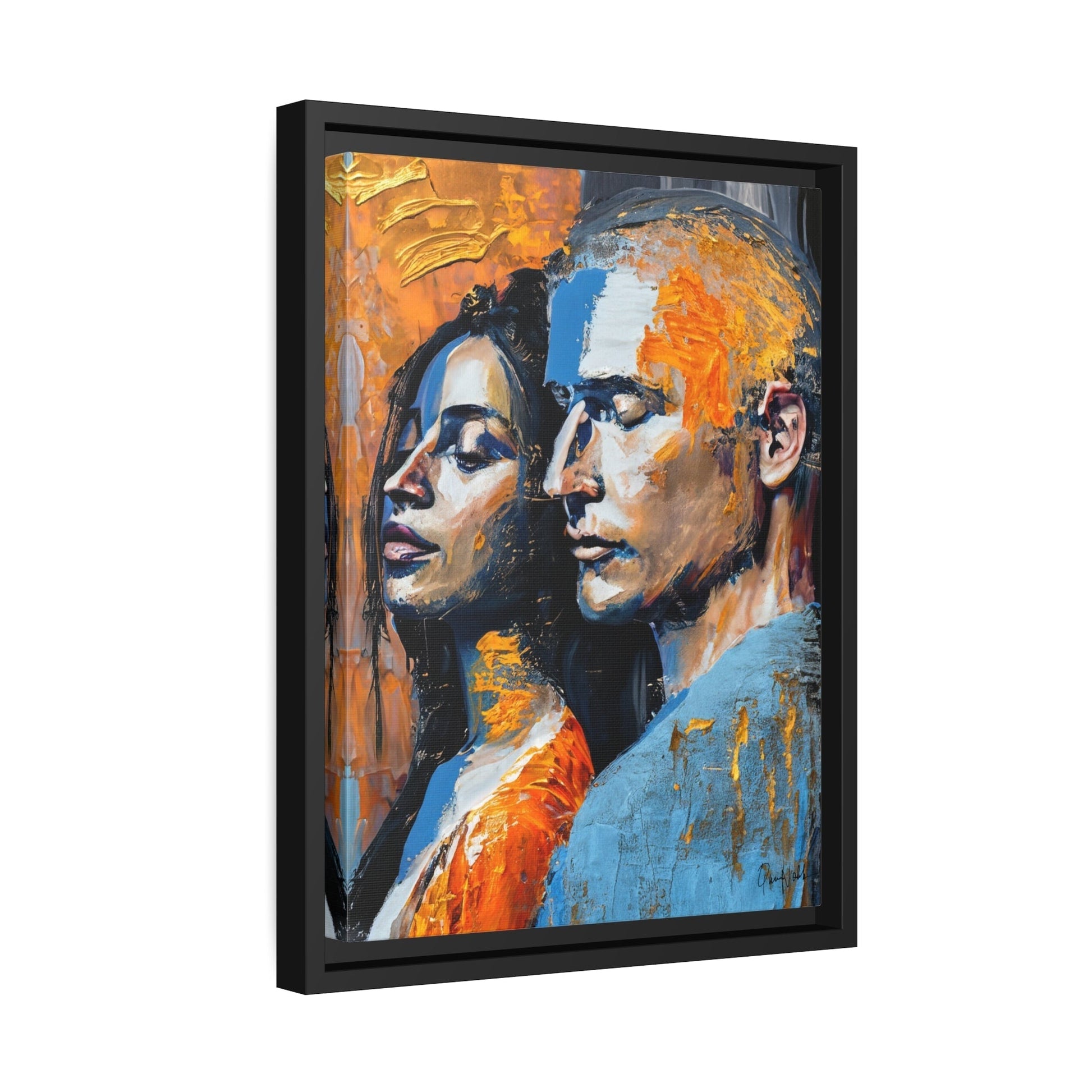 Elevate Your Space with THE COUPLE 2 Canvas Wall Art by QueenNoble