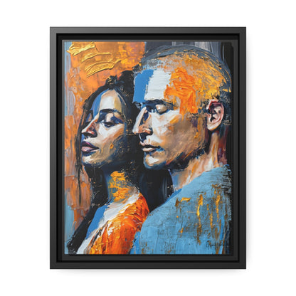 Elevate Your Space with THE COUPLE 2 Canvas Wall Art by QueenNoble
